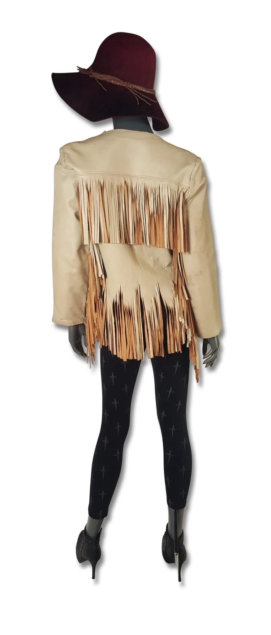 1970s Fringed Leather Jacket