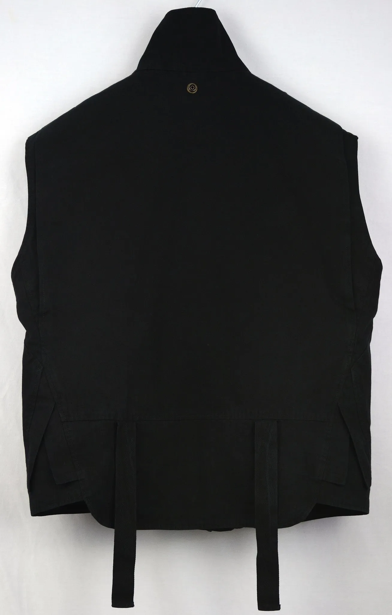 2004 Vintage Twill Biker Vest with Bondage Straps