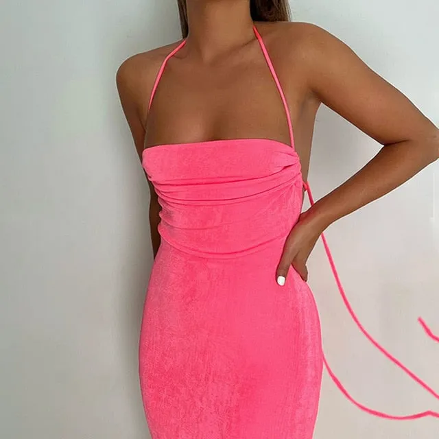 A&A Backless Maxi Dress