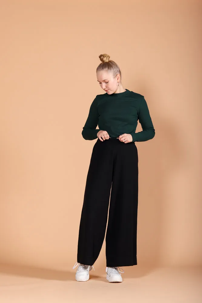 Abby Merino Pants Black