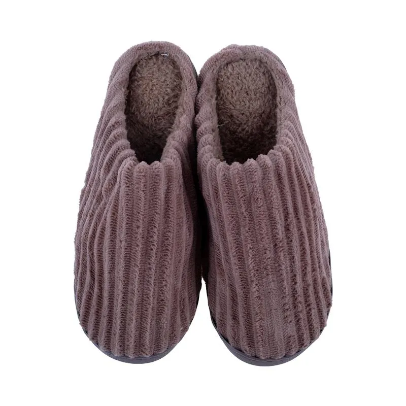 Adults Winter Slippers Slip On Cord