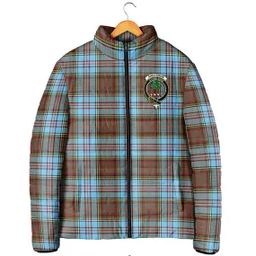 Anderson Ancient Tartan Padded Jacket with Family Crest