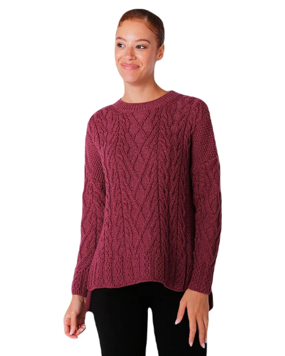 Aran Vented Box Sweater