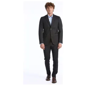 Baldinini Trend Gray Wool Suit