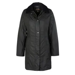 Barbour Womens Belsay Wax Jacket Black