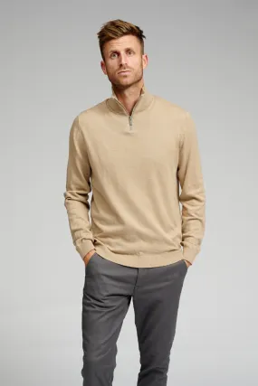 Basic Knit High Neck - Beige