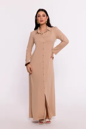 beige - Daydress model 193675 BeWear