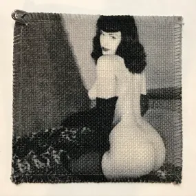 Bettie Page Linen Patch