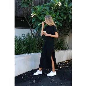 Black Elegant Maxi Dress