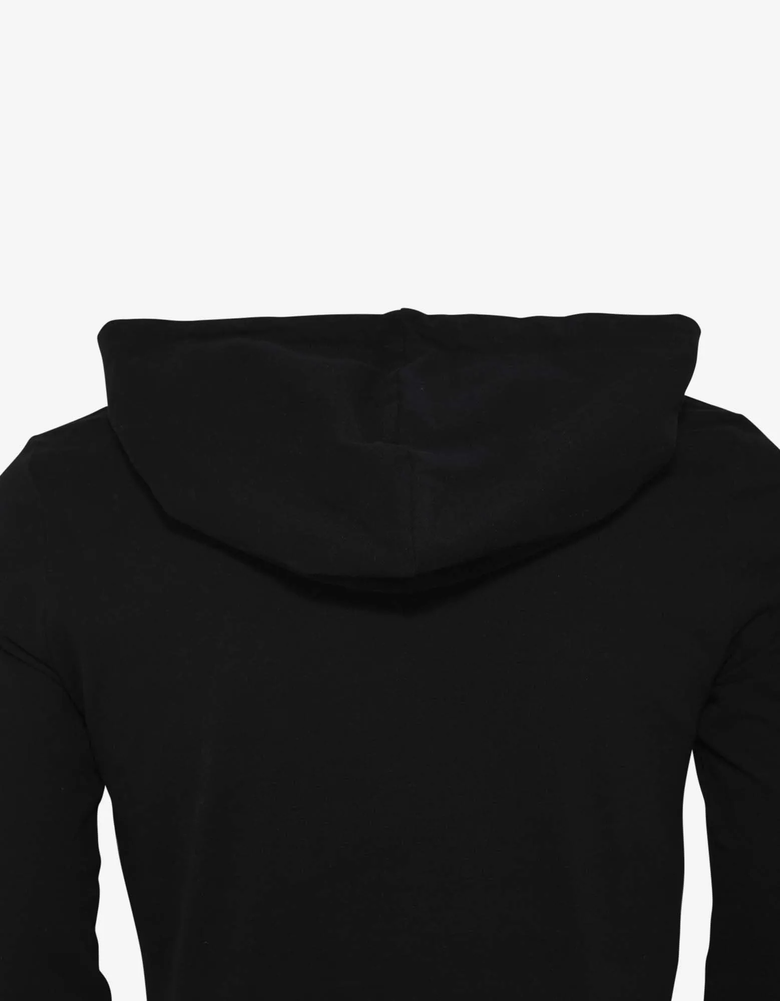 Black Logo Print Hooded T-Shirt