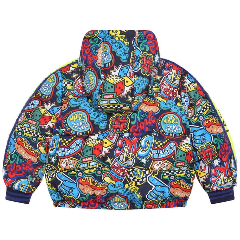 Boys All Over Print Puffer Jacket