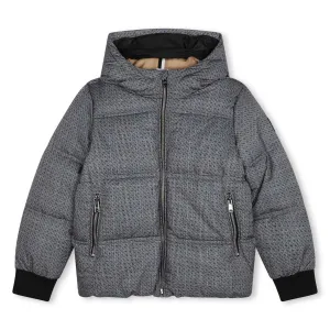 Boys Grey Puffer Jacket