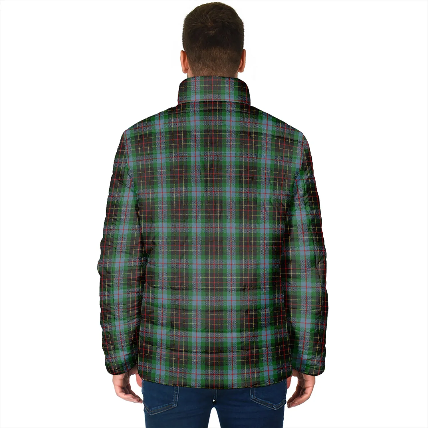 Brodie Hunting Tartan Padded Jacket with Family Crest