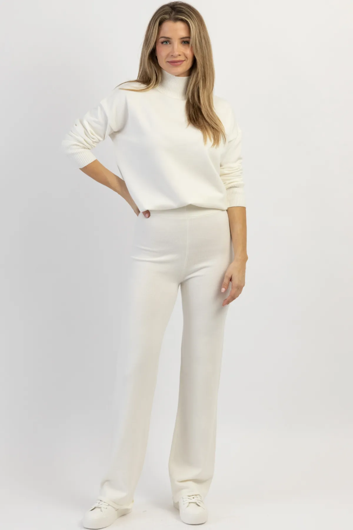 BUNNY SLOPE IVORY FLARE PANT SET *BACK IN STOCK*