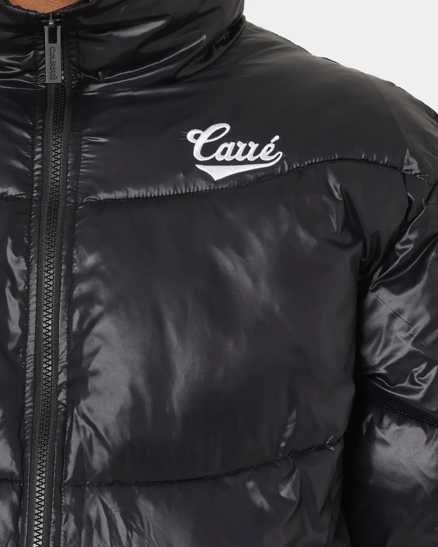 Carré Wave Puffer Jacket Black