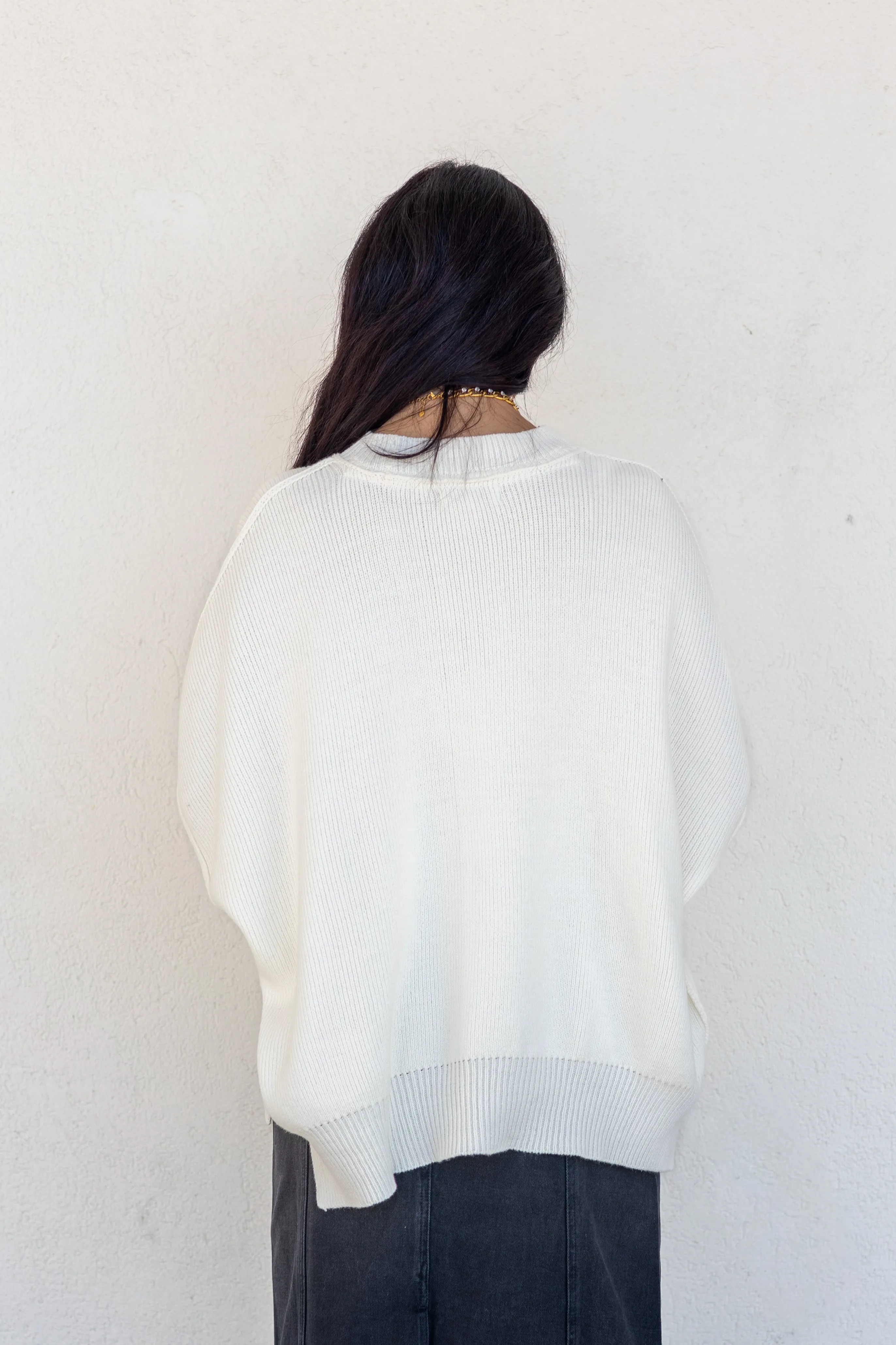 CASSANDDRA IVORY SWEATER