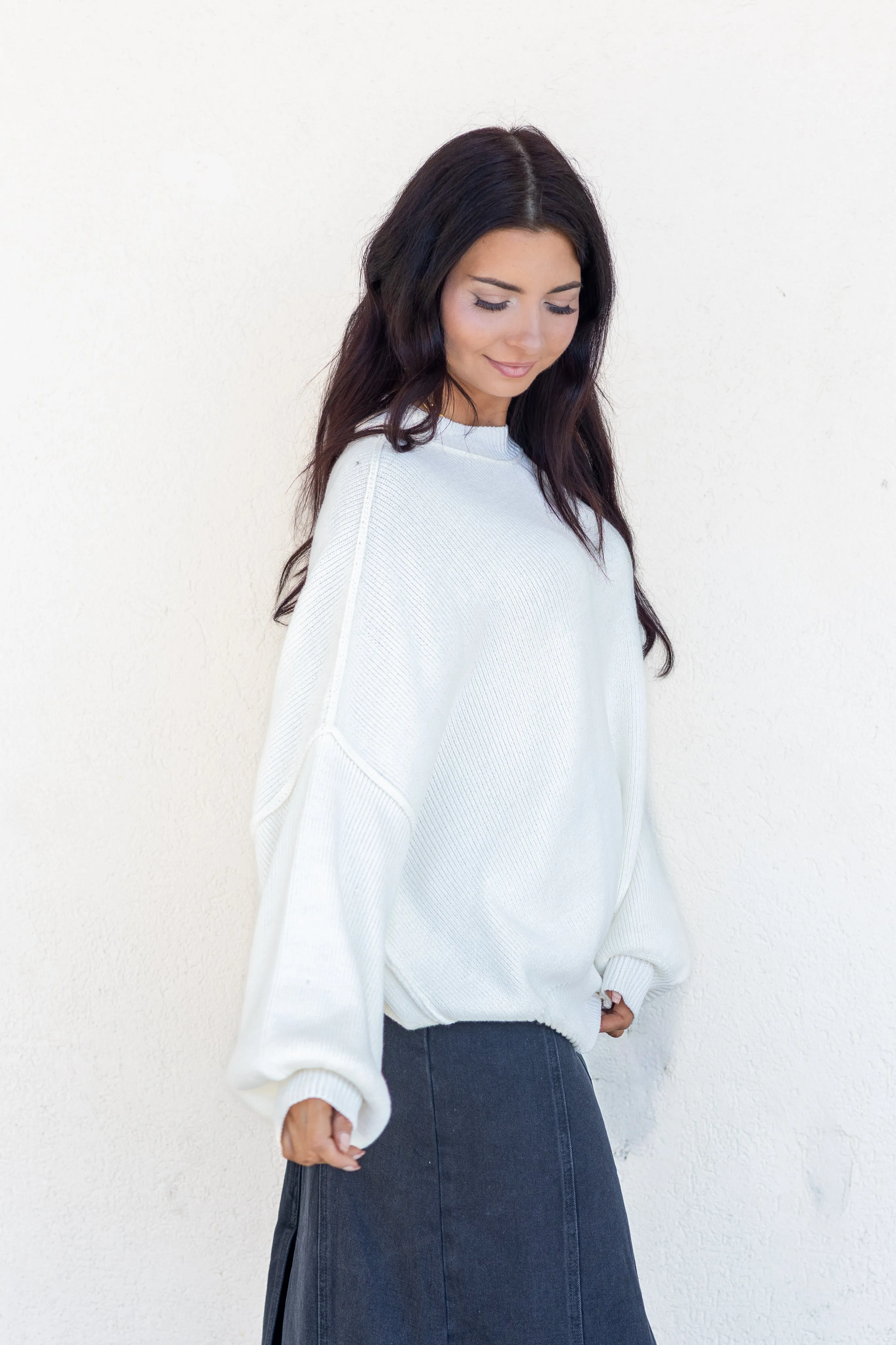 CASSANDDRA IVORY SWEATER