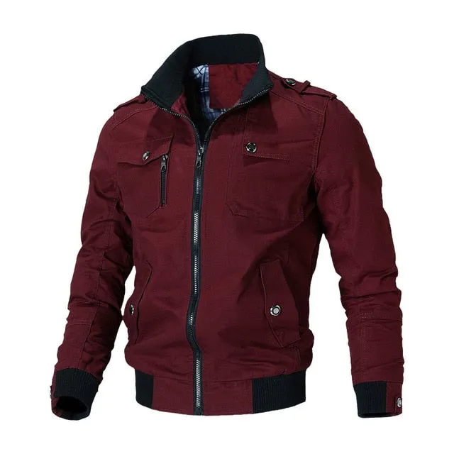 Casual Stand Collar Light Jacket