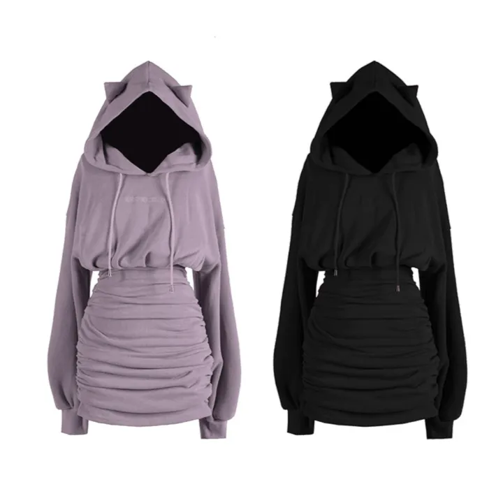 Cat Ear Hooded Dress: Dress different