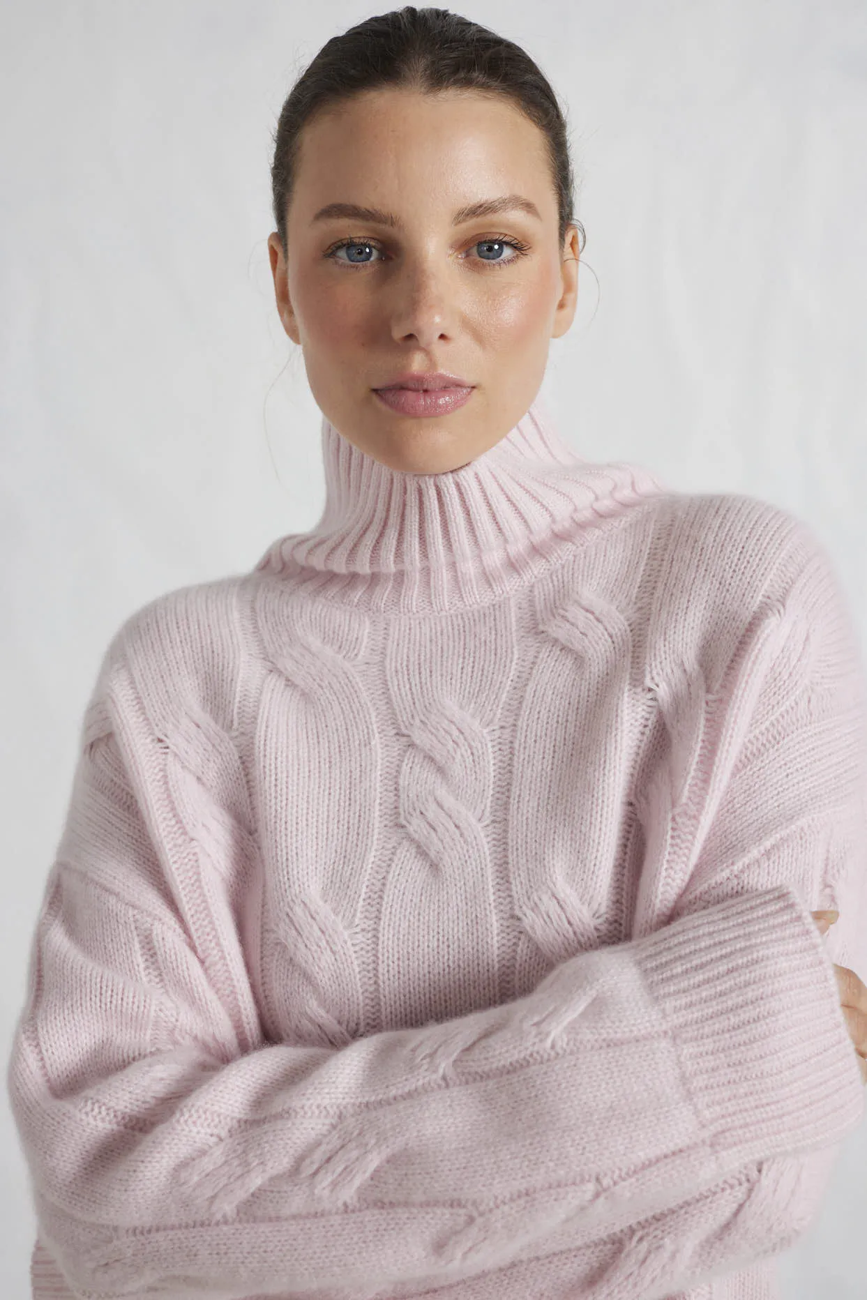 Cece Cashmere Sweater in Nurture