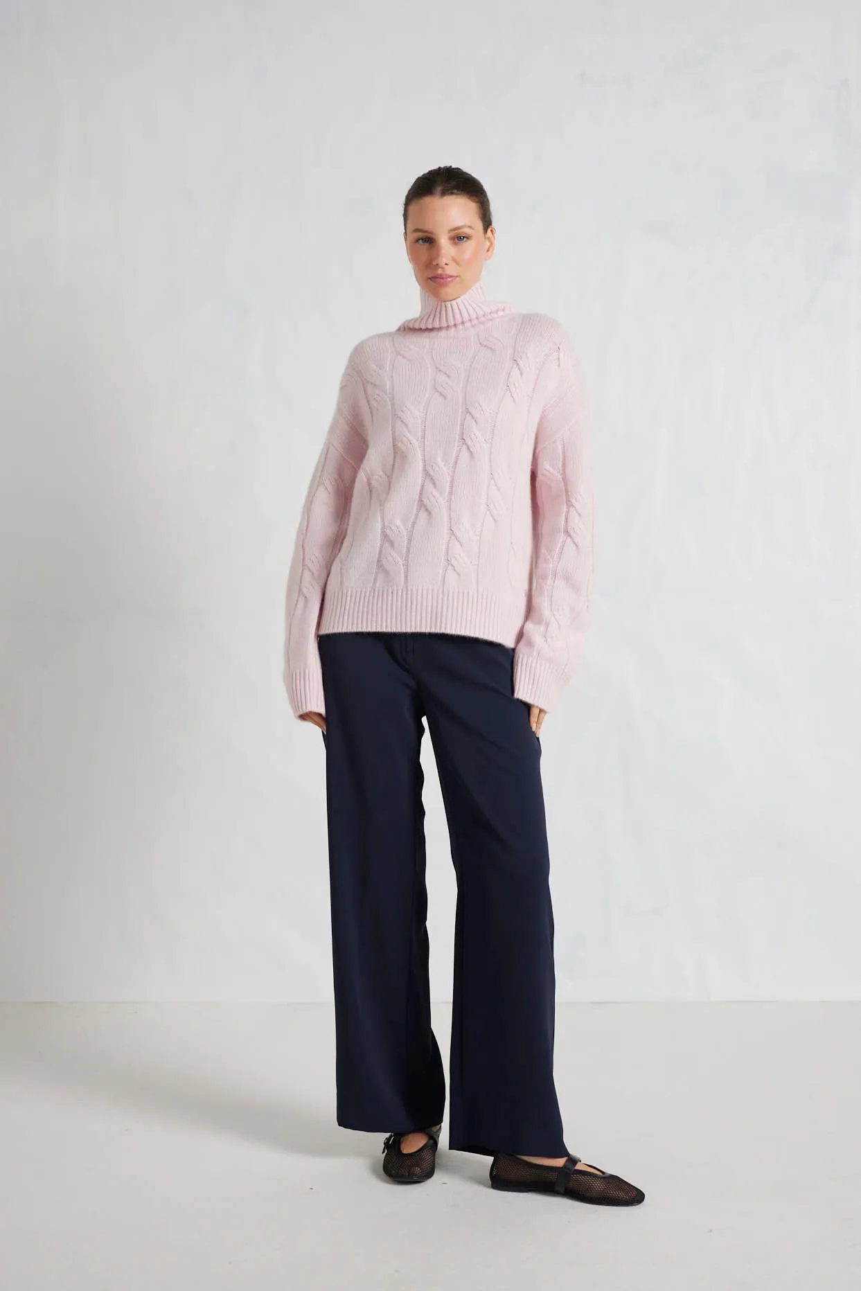 Cece Cashmere Sweater in Nurture