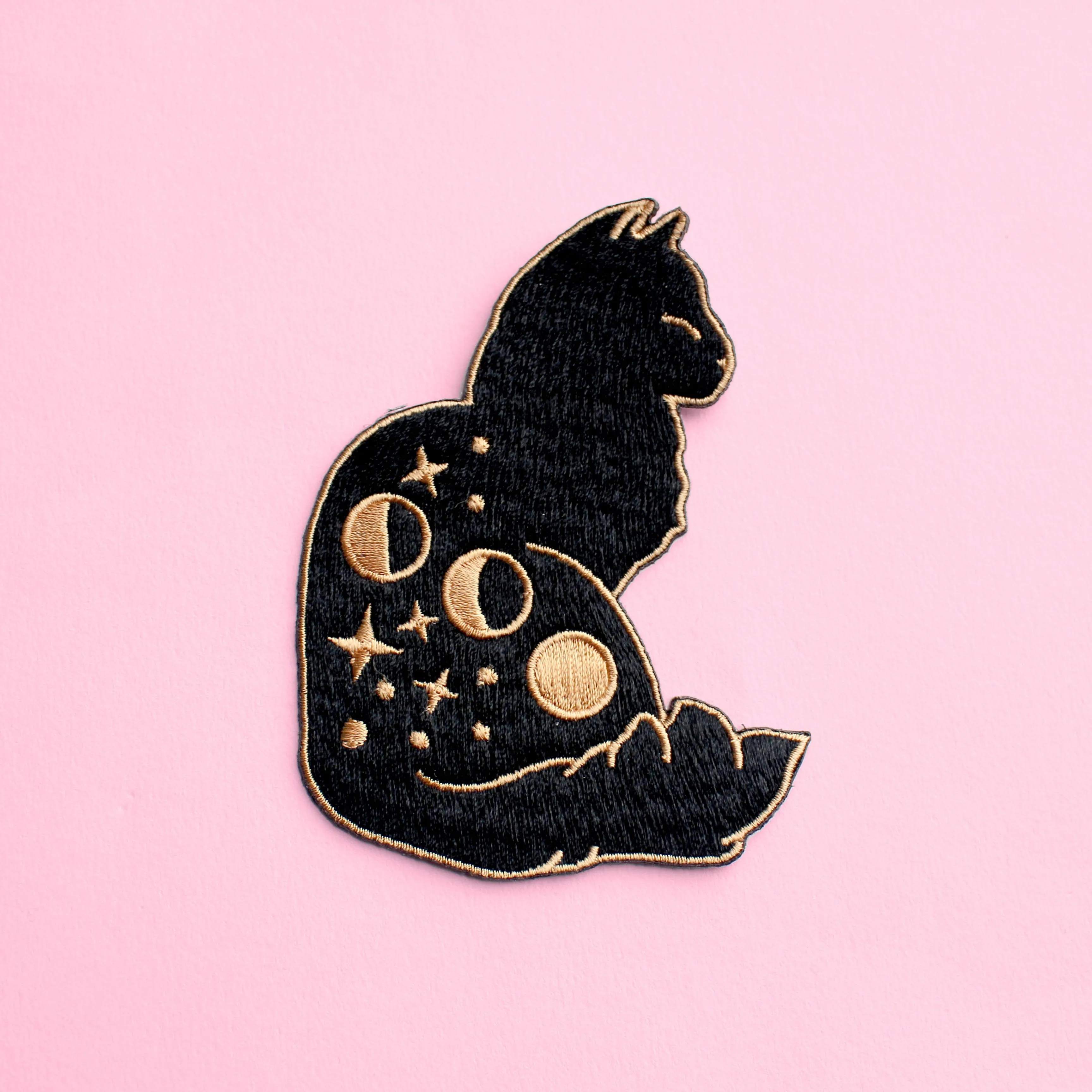 Celestial Cat  Iron-On Patch