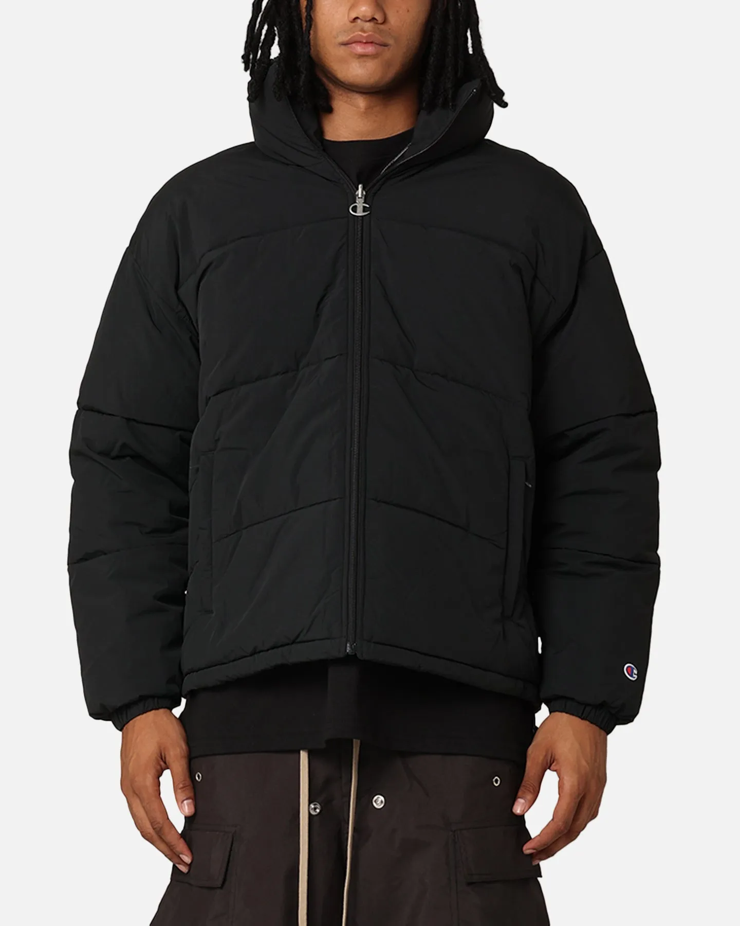 Champion Reb Puffer Jacket Black