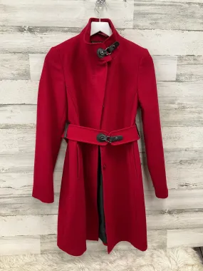 Coat Peacoat By Via Spiga In Red, Size: 4