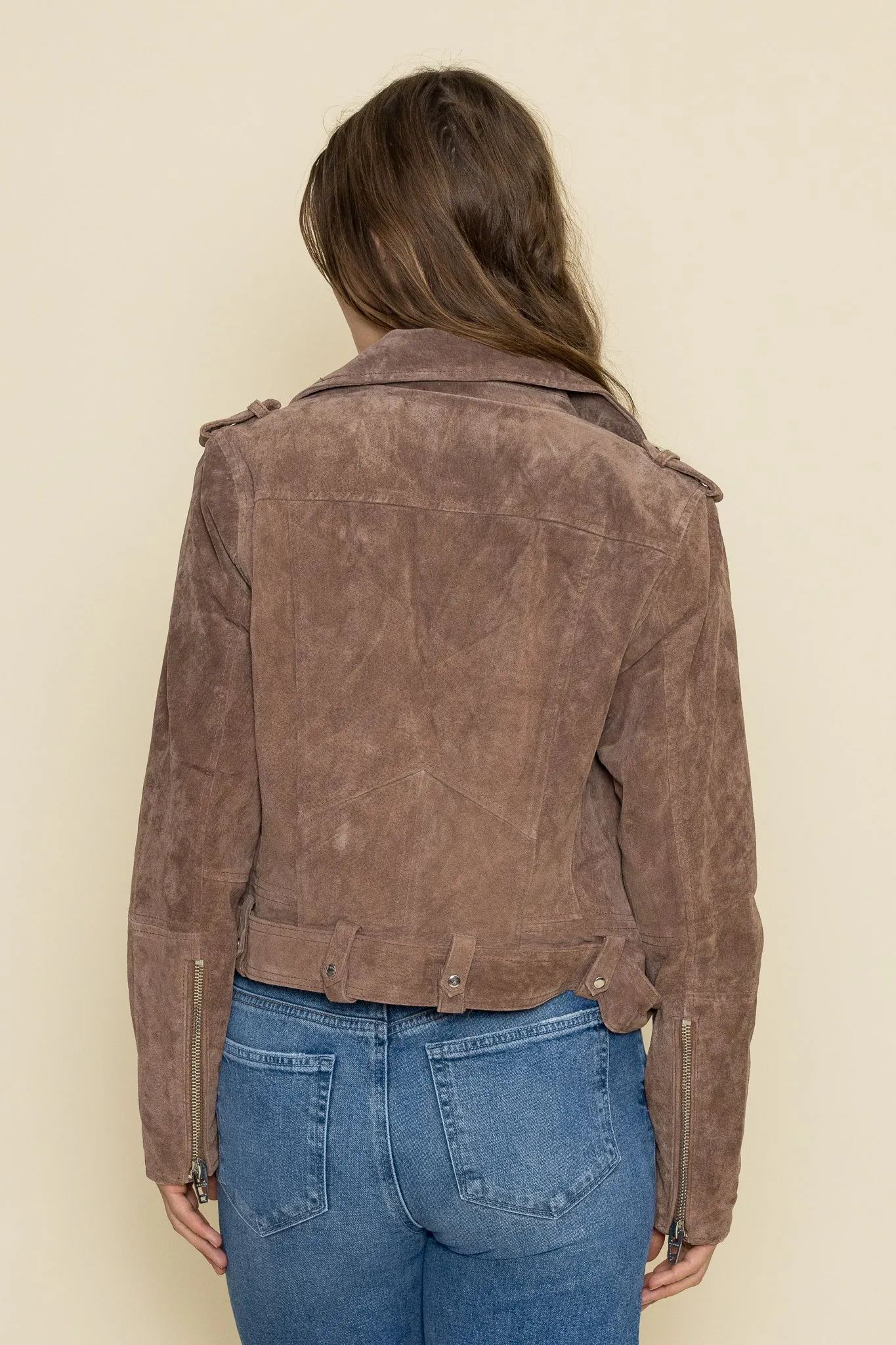 Coffee Bean Moto Jacket