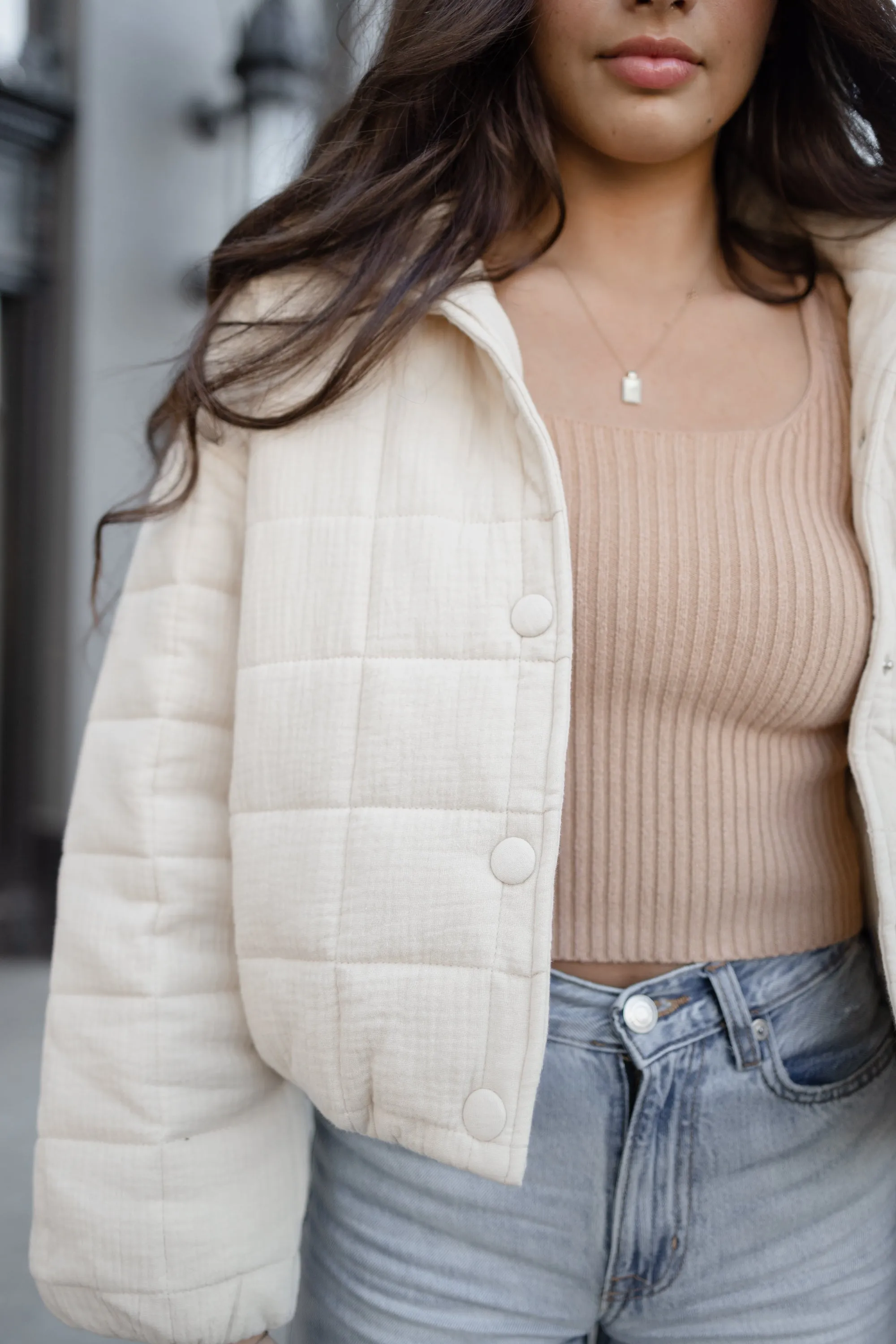 Cotton daze quilted puffer jacket