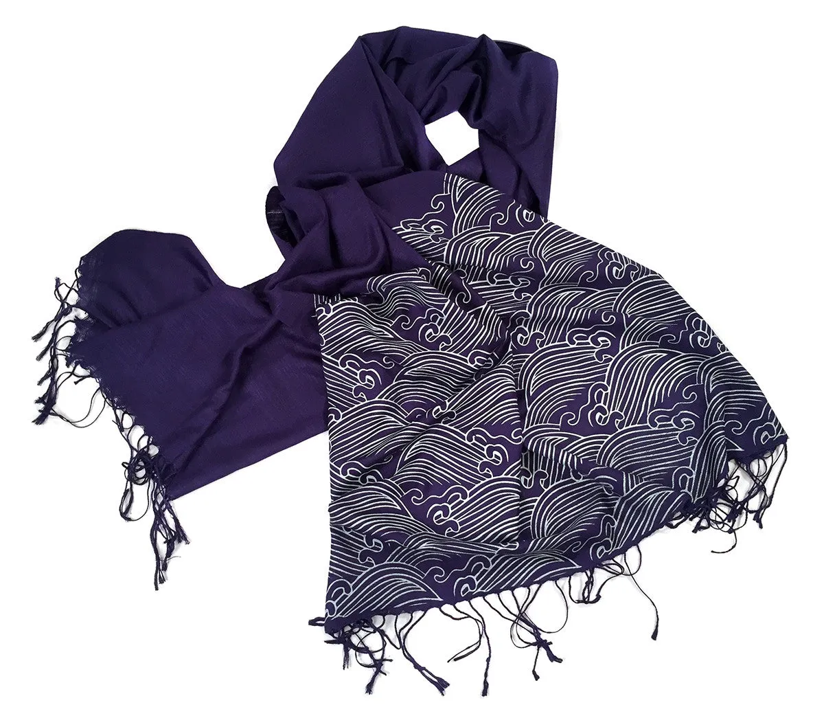 Crashing Waves pashmina scarf.