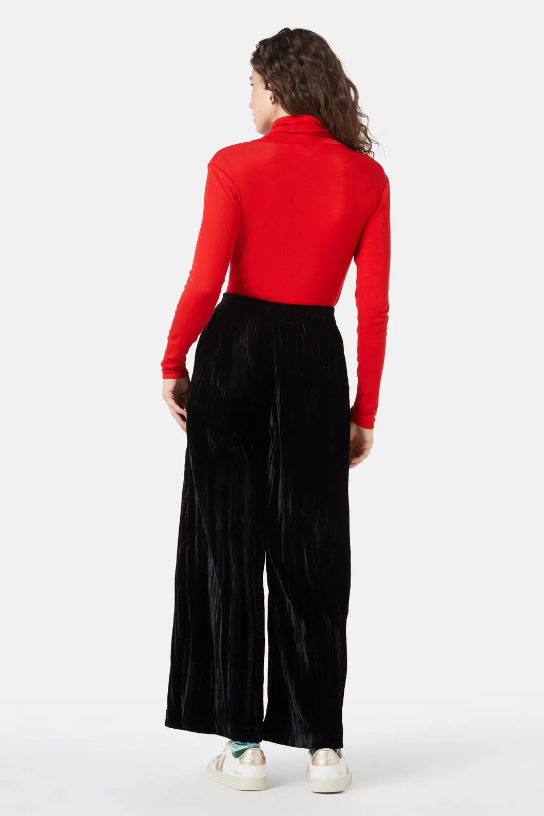 Crushed Velour Culotte