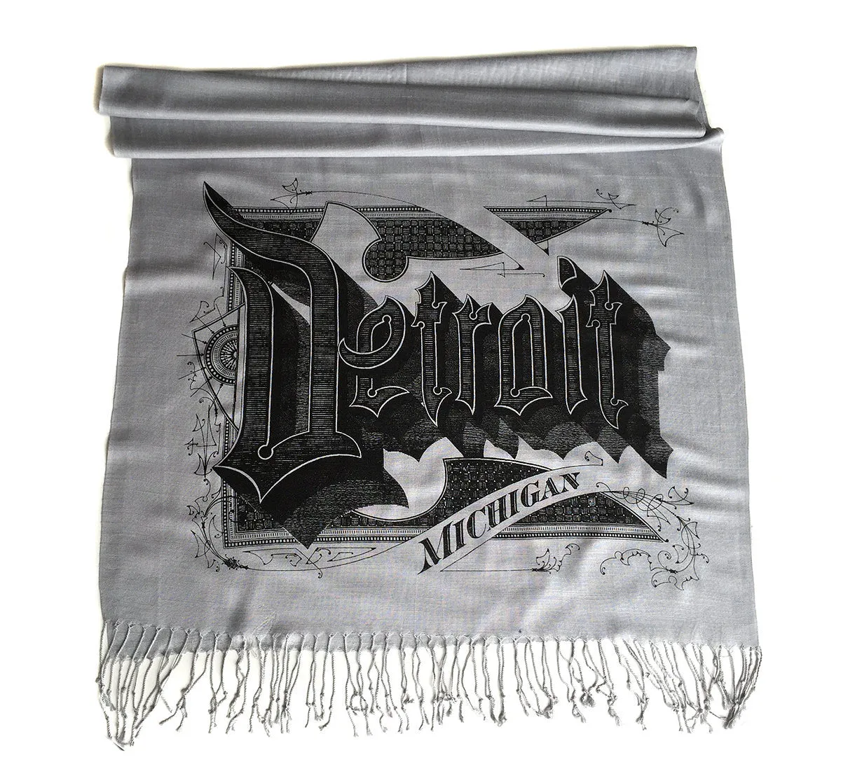 Detroit Michigan Pashmina Scarf