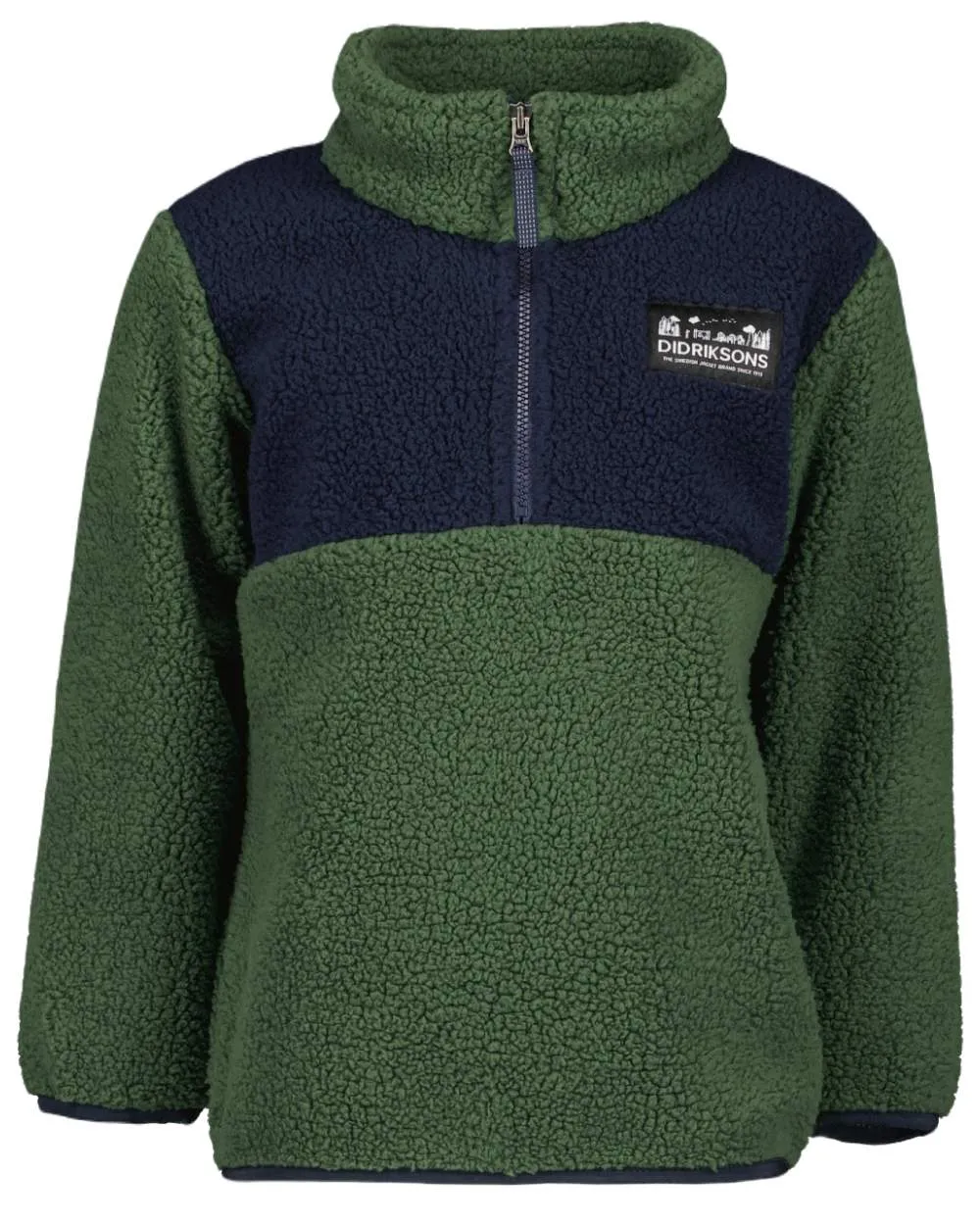 Didriksons Childrens Gosig Half Zip Sweater