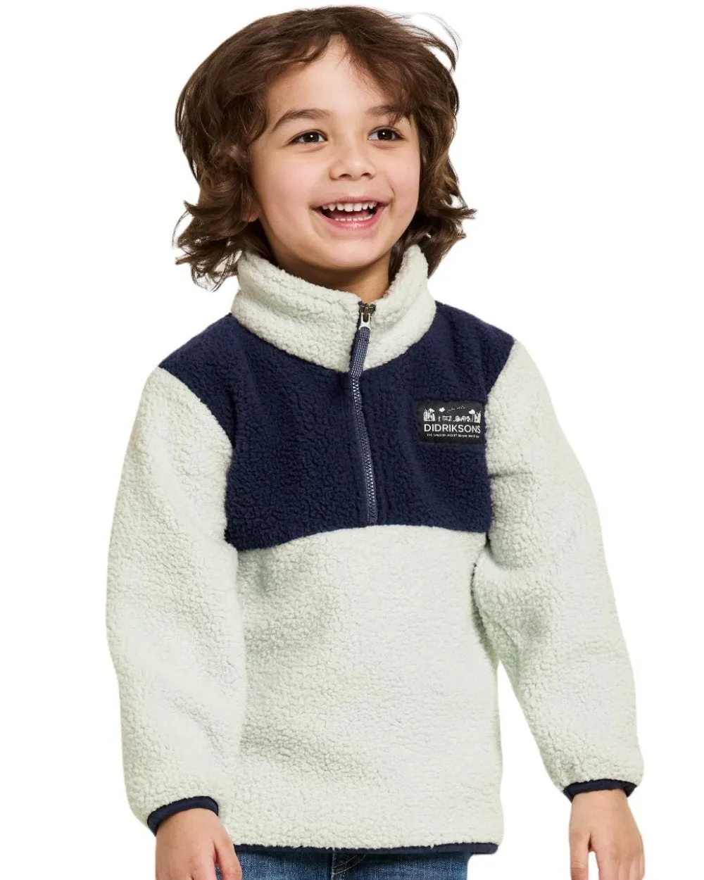 Didriksons Childrens Gosig Half Zip Sweater