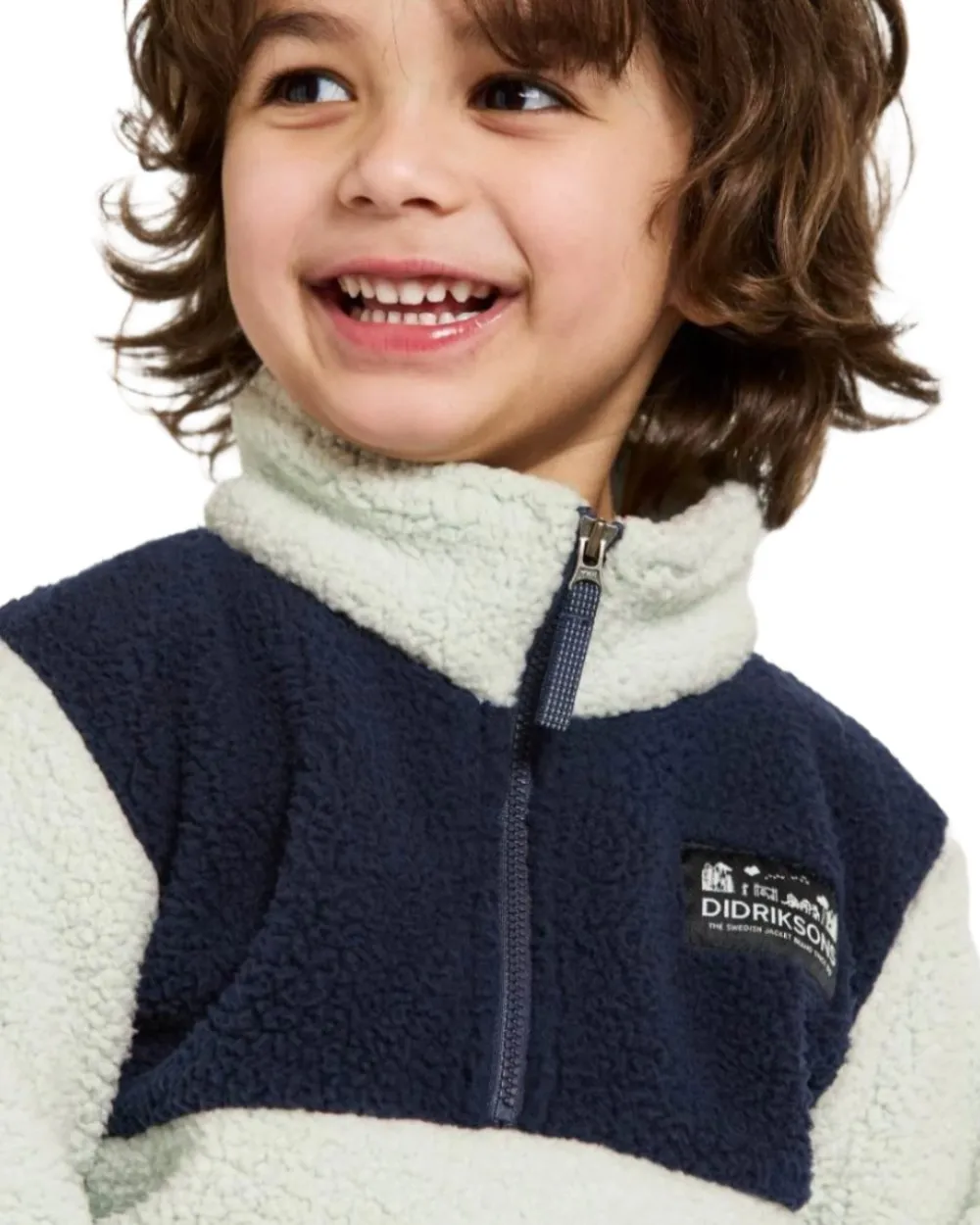 Didriksons Childrens Gosig Half Zip Sweater