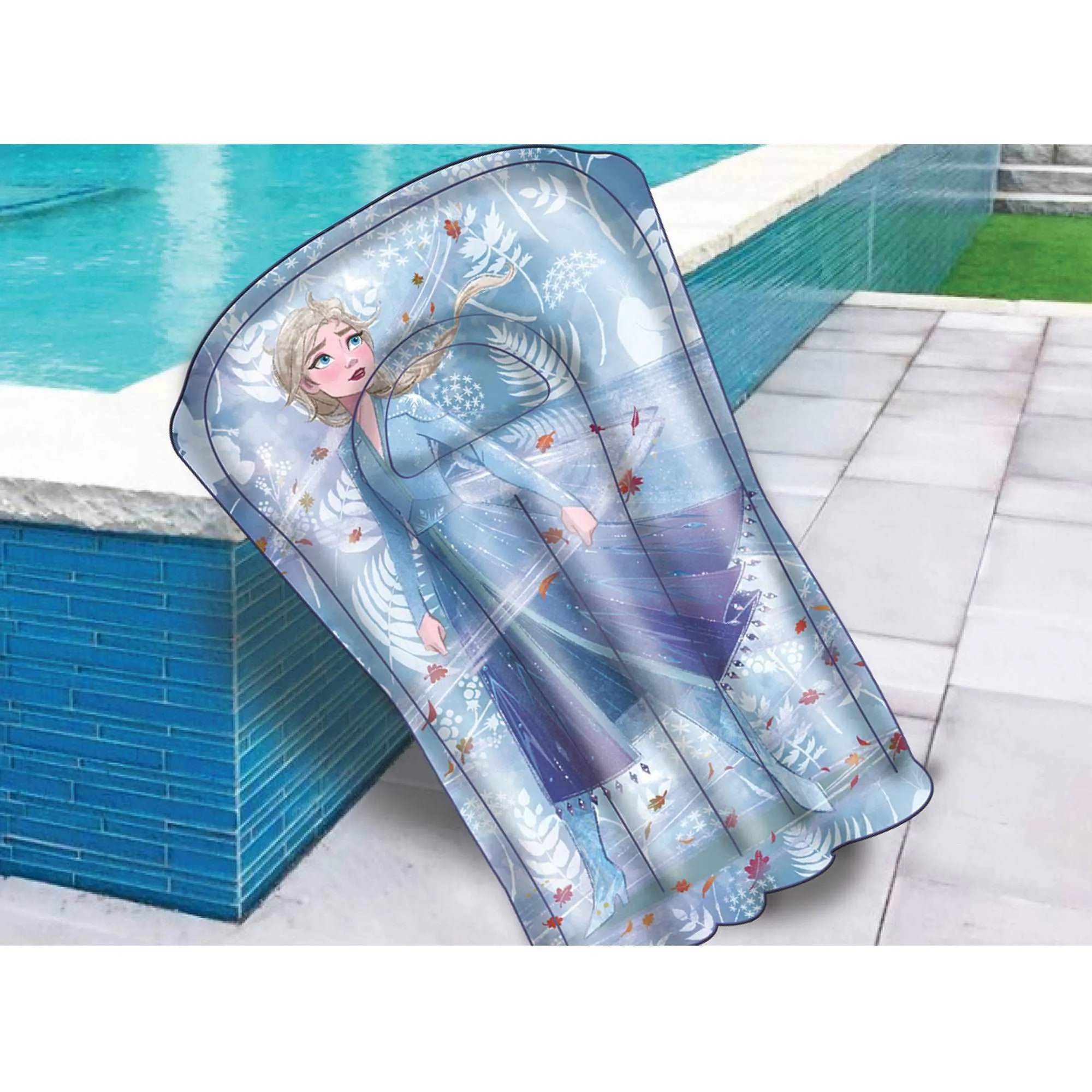 Disney Frozen Inflatable Surf Board, Lightweight Portable Boogie Boards with Handles Soft Surfboards for Learning to Swim, Pool Floating, Swimming Floats || 3-8 Years