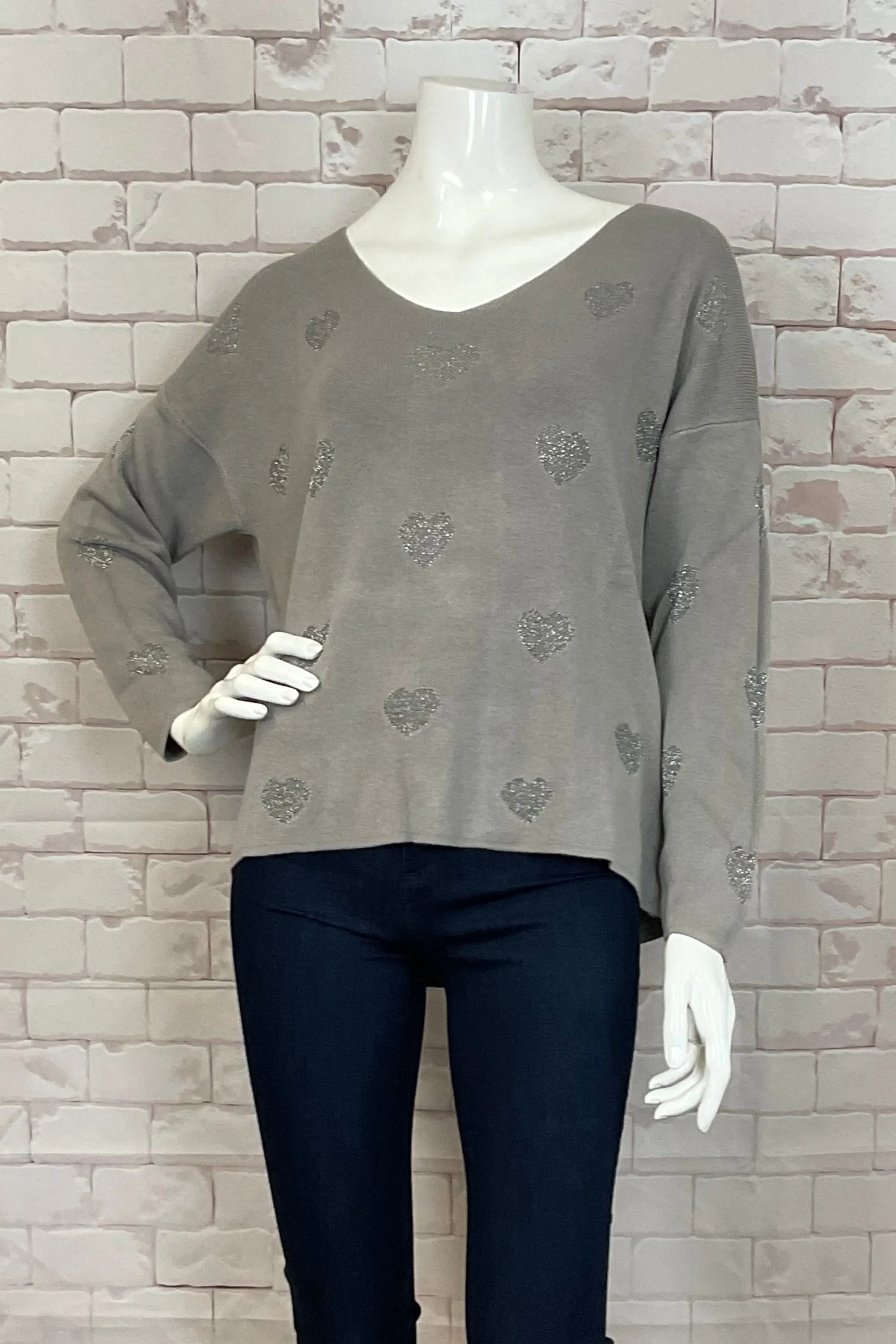 DOLMAN TOP WITH HEARTS