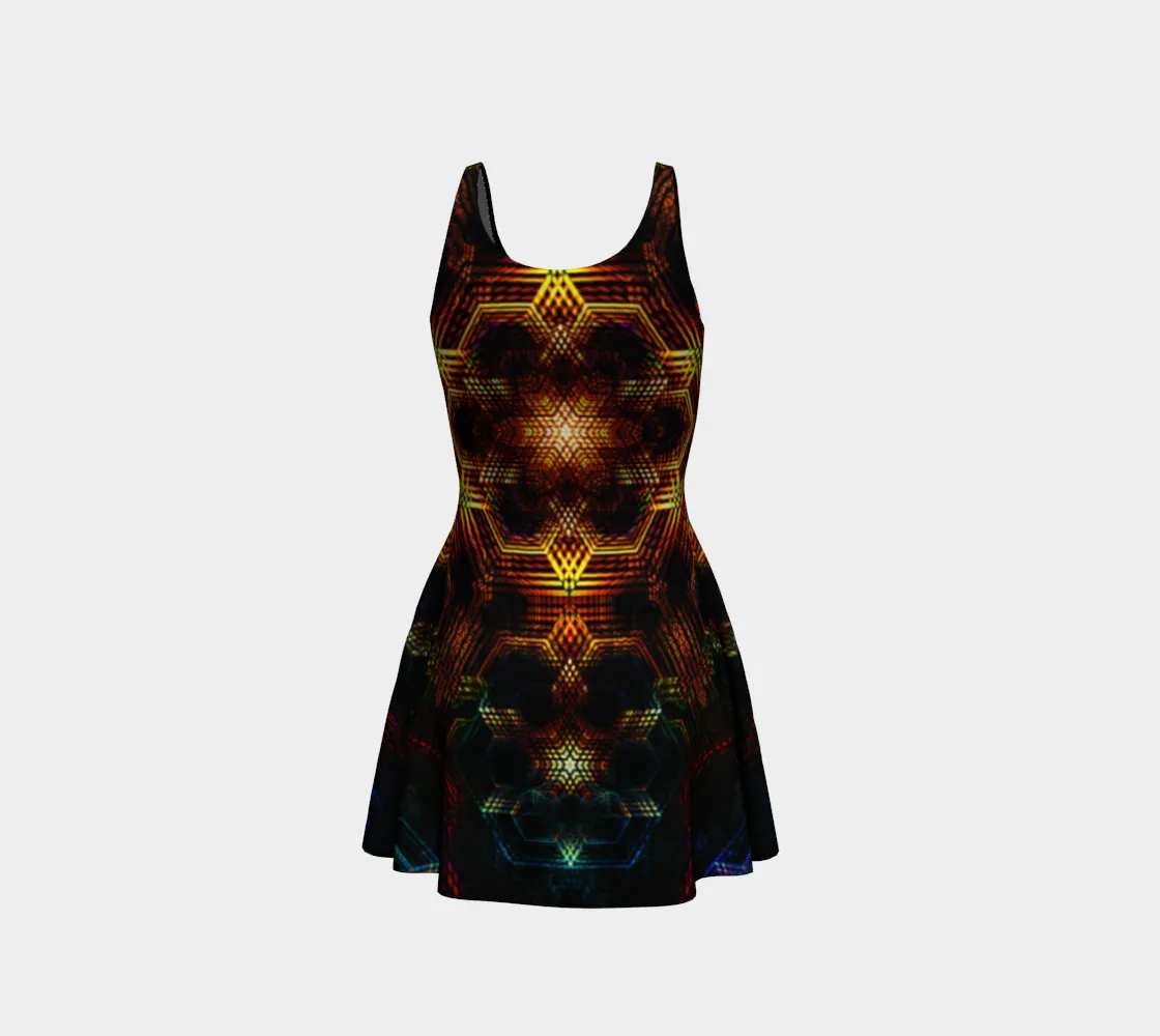 Doom Hexatrip | Flare Dress | Yantrart Design