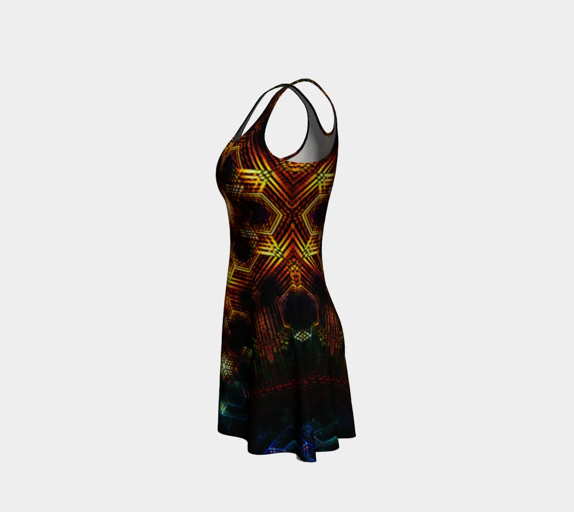 Doom Hexatrip | Flare Dress | Yantrart Design