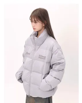 Dual Zippered Puffer Jacket