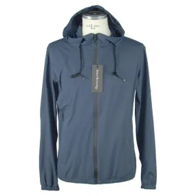 Emilio Romanelli Blue Synthetic Men's Jacket