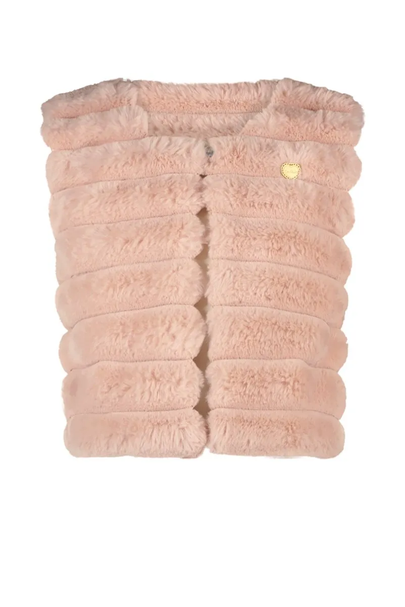 EMORIA bumpy fur gilet