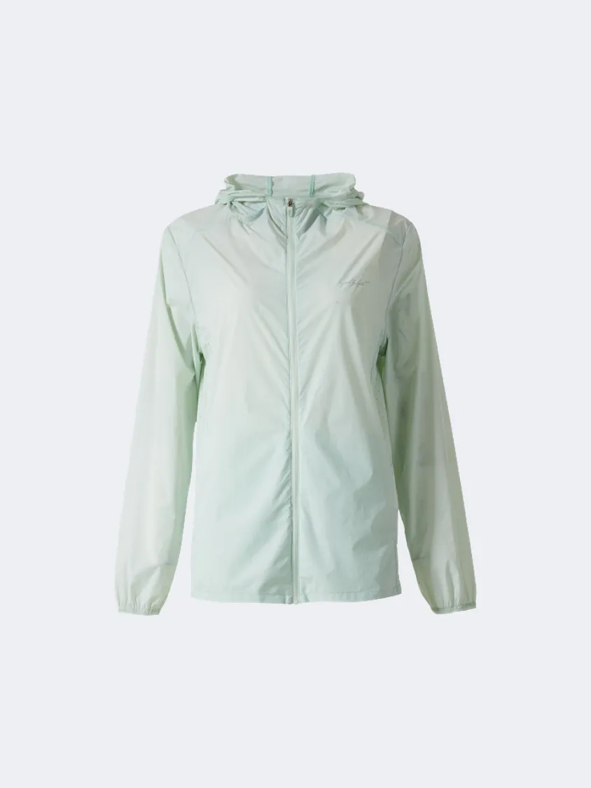 Erke Windbreaker Women Lifestyle Jacket Light Green