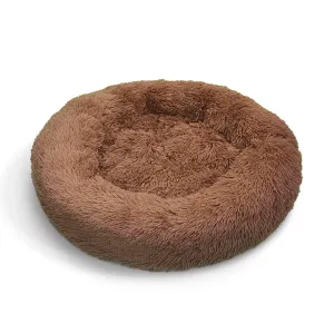 Extra Soft Round Dog Bed, Non-Slip, 120cm XXL - Pawfriends