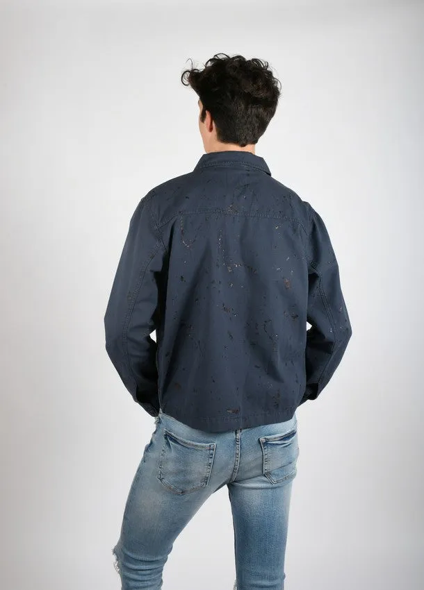 Fitz Navy Blue Oversize Jacket