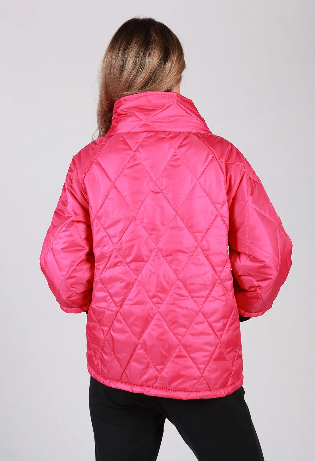 Fuchsia Quilted Jacket