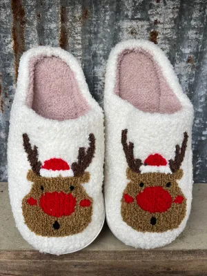 Fun Christmas Slipper, Soft Warm Cotton Bedroom Slippers House Memory Foam Slippers