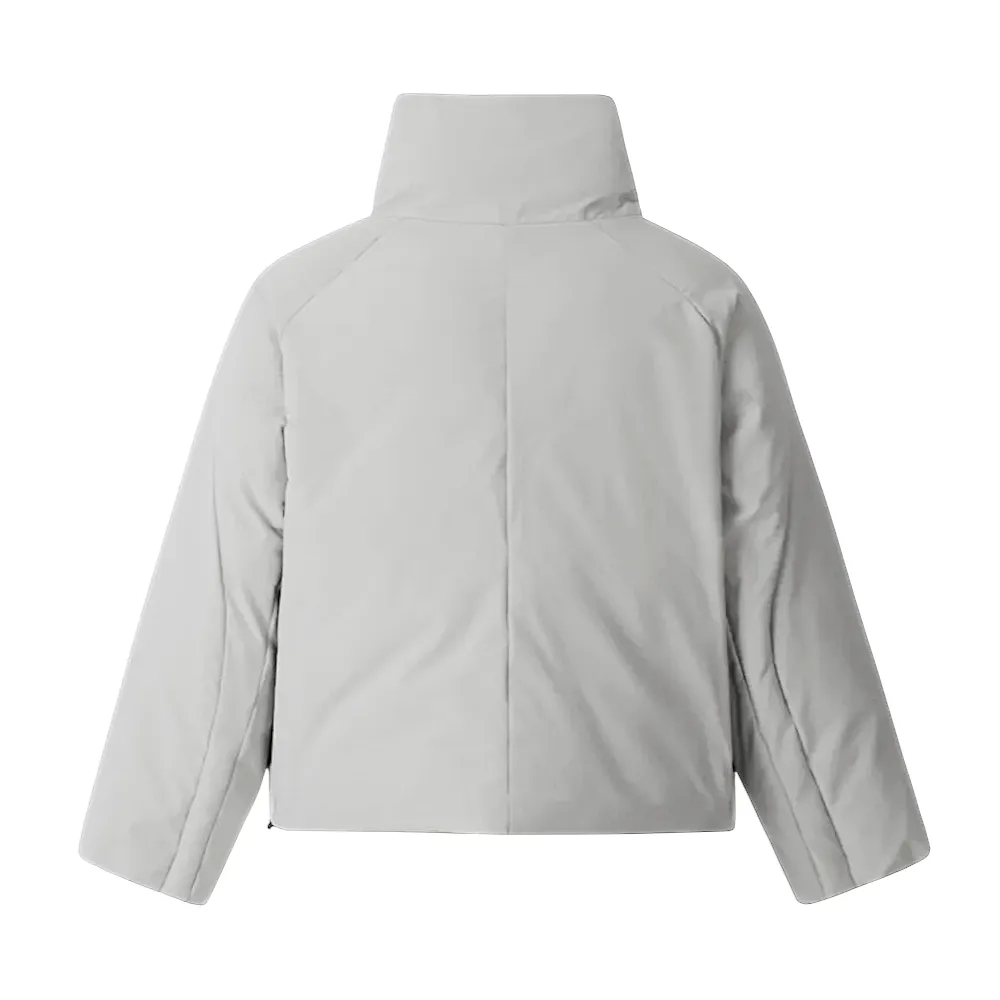 Funnel neck cropped puffer