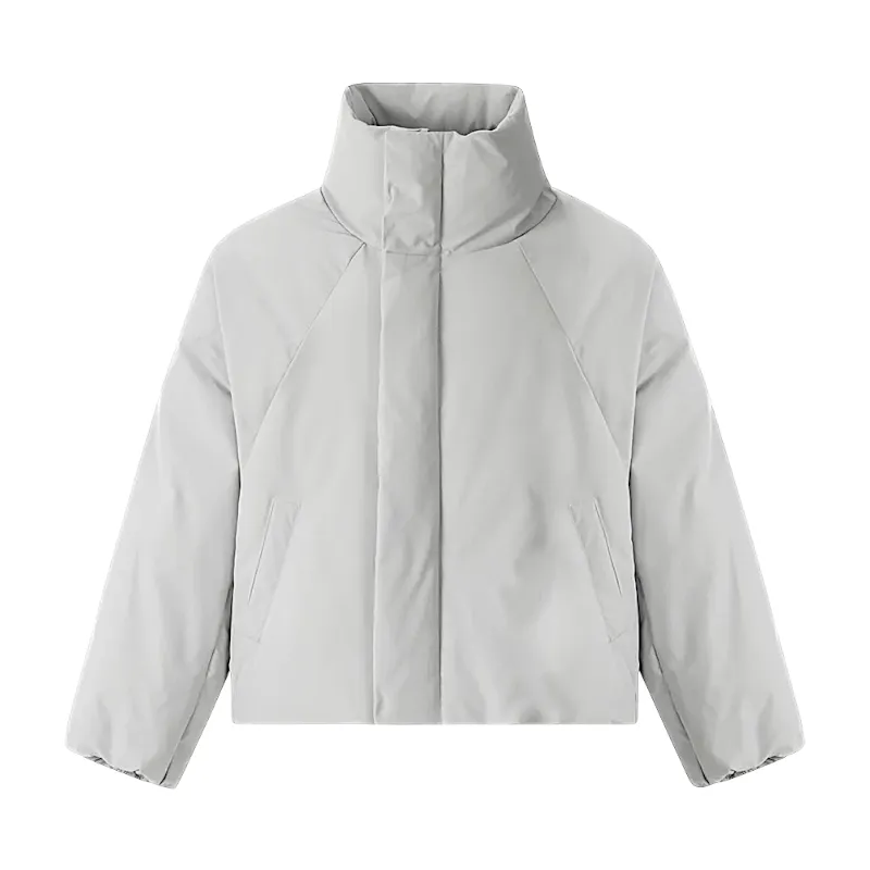 Funnel neck cropped puffer